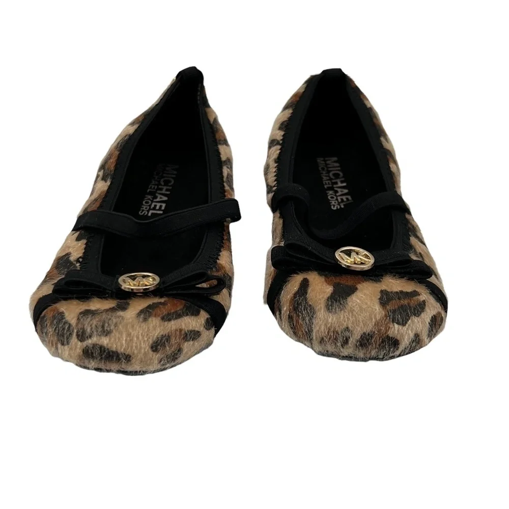 Michael Kors Cheetah Slip On Ballet Flats Size 11 Toddler Girl's
